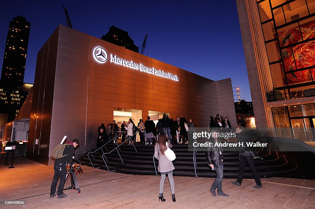 Seen Around Lincoln Center - Day 5 - Fall 2012 Mercedes-Benz Fashion Week