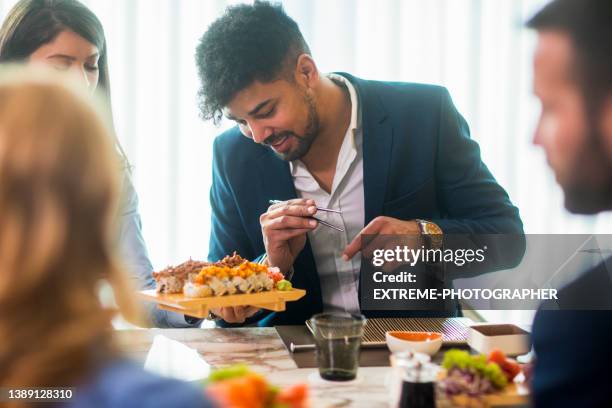 everyday life - sushi restaurant stockfoto's en -beelden