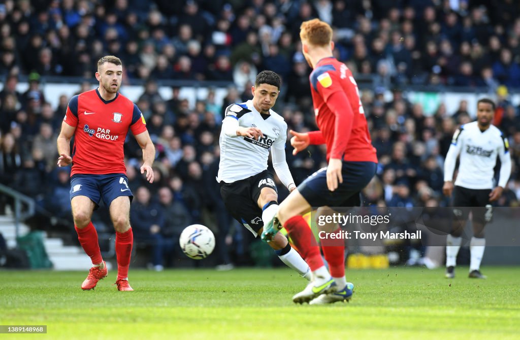 Derby County v Preston North End - Sky Bet Championship