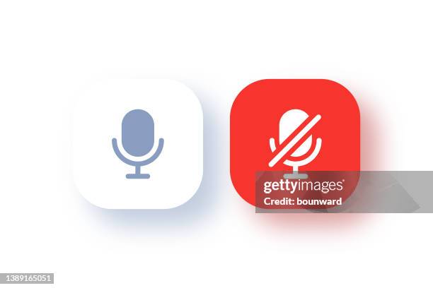 audio user interface flat icons - video player interface stock illustrations