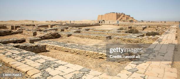 ziggurat of ur - old ruin stock pictures, royalty-free photos & images