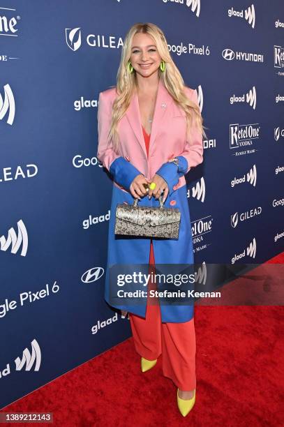 Mollee Gray attends The 33rd Annual GLAAD Media Awards at The Beverly Hilton on April 02, 2022 in Beverly Hills, California.