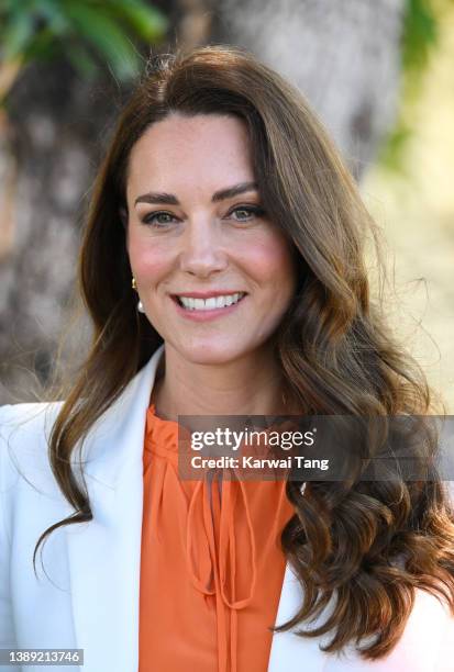 Catherine, Duchess of Cambridge visits Shortwood Teacher’s College with Prince William, Duke of Cambridge during their Royal tour of the Caribbean on...