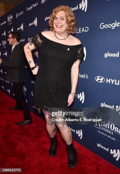 Lilly Wachowski attends The 33rd Annual GLAAD Media Awards at The Beverly Hilton on April 02, 2022 in Beverly Hills, California.