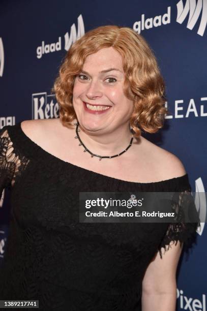 Lilly Wachowski attends The 33rd Annual GLAAD Media Awards at The Beverly Hilton on April 02, 2022 in Beverly Hills, California.