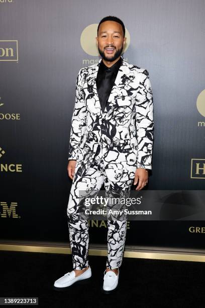 John Legend attends the Recording Academy Honors presented by The Black Music Collective during the 64th Annual GRAMMY Awards on April 02, 2022 in...