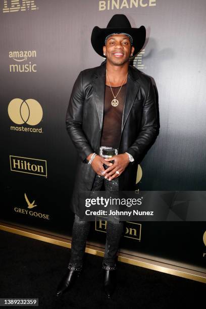 Jimmie Allen attends the Recording Academy Honors presented by The Black Music Collective during the 64th Annual GRAMMY Awards on April 02, 2022 in...