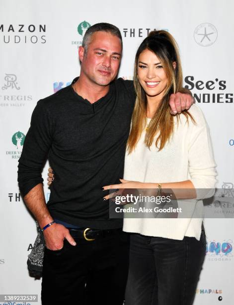 Taylor Kinney and Ashley Cruger attend Operation Smile's 10th Annual Park City Ski Challenge Presented By The St. Regis Deer Valley & Deer Valley...