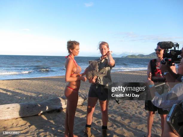 Swimsuit Issue 2012: Behind the scenes of the 2012 Sports Illustrated Swimsuit issue photographed in 2011 in Australia. Pictured: model Kate Upton....