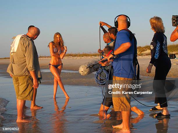 Swimsuit Issue 2012: Behind the scenes of the 2012 Sports Illustrated Swimsuit issue photographed on October 11, 2011 in Apalachicola, Florida....