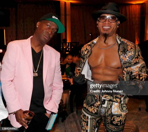 Grandmaster Flash and Melle Mel attends the Recording Academy Honors presented by The Black Music Collective during the 64th Annual GRAMMY Awards on...