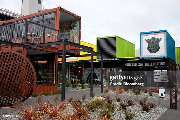 Container Precinct 26 Container Mall Christchurch Stock Photos, High-Res Pictures, and ...