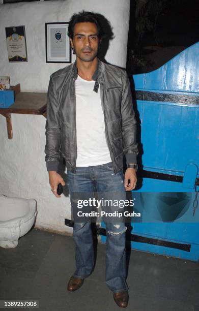 Arjun Rampal attends the Dabboo Ratnani's callender launch on January 08, 2013 in Mumbai, India.