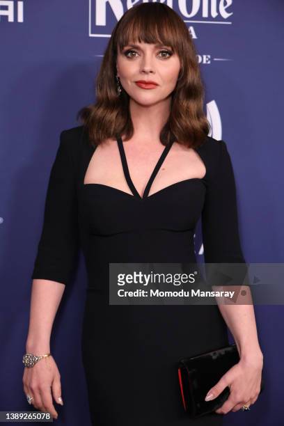 Christina Ricci attends the 33rd Annual GLAAD Media Awards on April 02, 2022 in Beverly Hills, California.