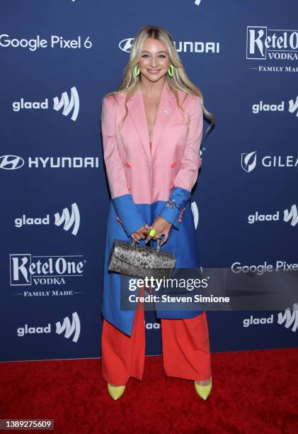 Mollee Gray attends the 33rd Annual GLAAD Media Awards on April 02, 2022 in Beverly Hills, California.