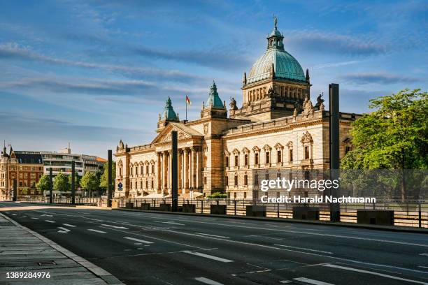 seat of the federal administrative court of germany, saxony, leipzig - leipzig saxony stockfoto's en -beelden