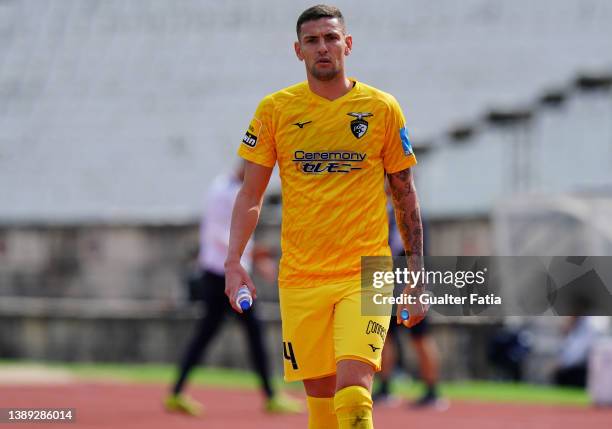 Willyan Rocha of Portimonense SC during the Liga Bwin match between Belenenses SAD and Portimonense SC at Estadio Nacional on April 2, 2022 in...