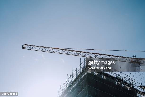 construction site - grand plans for new home stockfoto's en -beelden