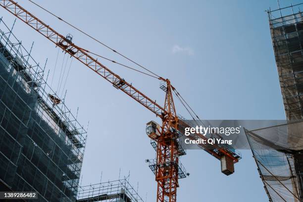 construction site - grand plans for new home stockfoto's en -beelden