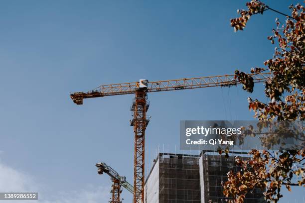 construction site - grand plans for new home stock pictures, royalty-free photos & images