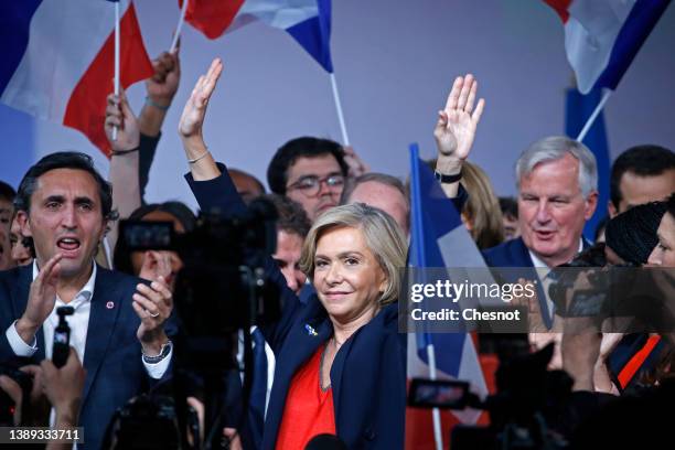 Head of the Paris Ile-de-France region and Les ‘Republicains’ right-wing party candidate for the 2022 French presidential election, Valerie Pecresse...