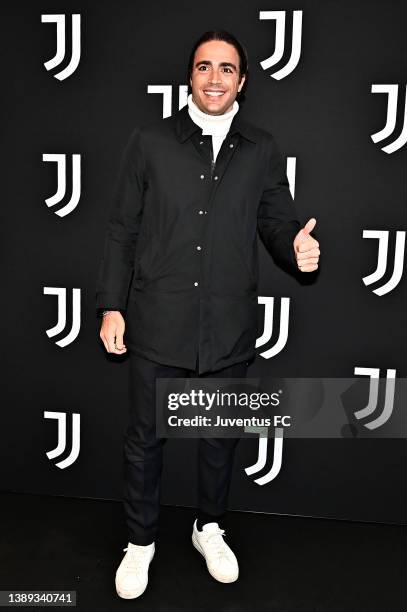 Alessandro Matri former Italian player poses for the picture prior to the Serie A match between Juventus and FC Internazionale at Allianz Stadium on...