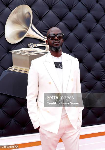 Black Coffee attends the 64th Annual GRAMMY Awards at MGM Grand Garden Arena on April 03, 2022 in Las Vegas, Nevada.