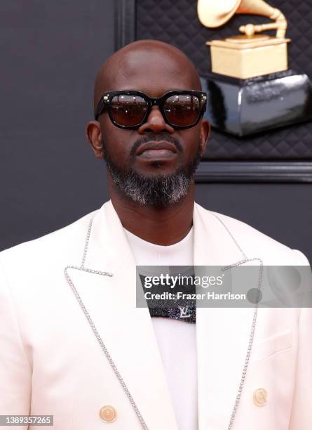 Black Coffee attends the 64th Annual GRAMMY Awards at MGM Grand Garden Arena on April 03, 2022 in Las Vegas, Nevada.