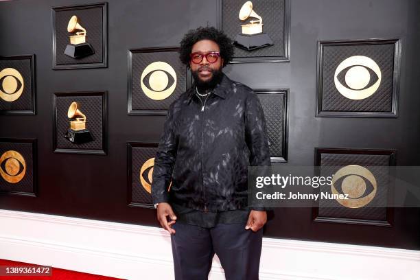 Questlove attends the 64th Annual GRAMMY Awards at MGM Grand Garden Arena on April 03, 2022 in Las Vegas, Nevada.