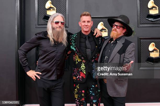 Mastodon attend the 64th Annual GRAMMY Awards at MGM Grand Garden Arena on April 03, 2022 in Las Vegas, Nevada.