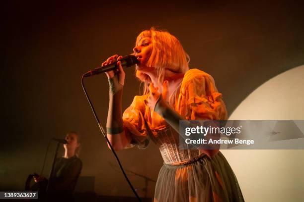 Performs at O2 Academy Leeds on April 03, 2022 in Leeds, England.