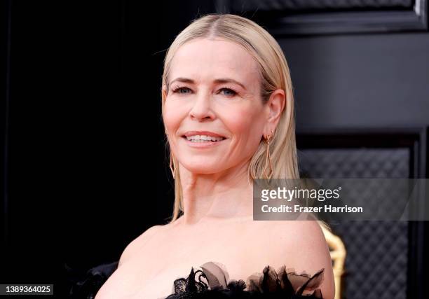 Chelsea Handler attends the 64th Annual GRAMMY Awards at MGM Grand Garden Arena on April 03, 2022 in Las Vegas, Nevada.