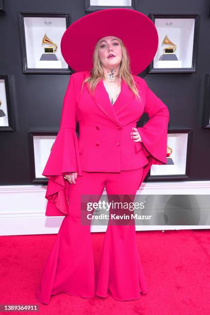 Elle King attends the 64th Annual GRAMMY Awards at MGM Grand Garden Arena on April 03, 2022 in Las Vegas, Nevada.