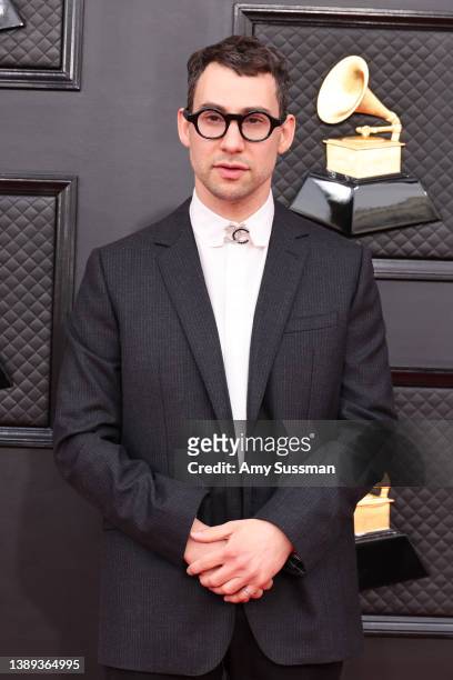 Jack Antonoff attends the 64th Annual GRAMMY Awards at MGM Grand Garden Arena on April 03, 2022 in Las Vegas, Nevada.