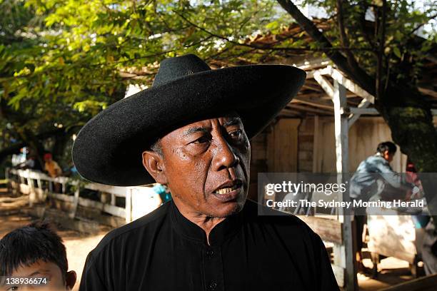 Ram fighting in Bandung, Indonesia. Each Sunday, large crowds of villagers gather for this spectacular West Javanese ritual, which sees...