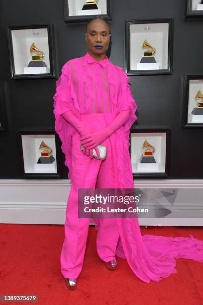 Billy Porter attends the 64th Annual GRAMMY Awards at MGM Grand Garden Arena on April 03, 2022 in Las Vegas, Nevada.