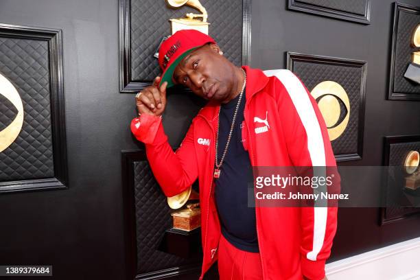 Grandmaster Flash attends the 64th Annual GRAMMY Awards at MGM Grand Garden Arena on April 03, 2022 in Las Vegas, Nevada.