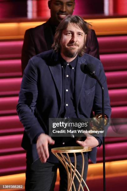 Producer, Dave Cobb accepts the award for Best Country Album onstage during the 64th Annual GRAMMY Awards at MGM Grand Garden Arena on April 03, 2022...