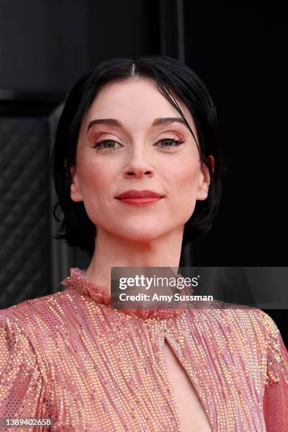 St. Vincent attends the 64th Annual GRAMMY Awards at MGM Grand Garden Arena on April 03, 2022 in Las Vegas, Nevada.