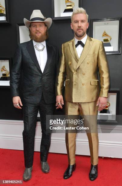 Brothers Osborne attends the 64th Annual GRAMMY Awards at MGM Grand Garden Arena on April 03, 2022 in Las Vegas, Nevada.