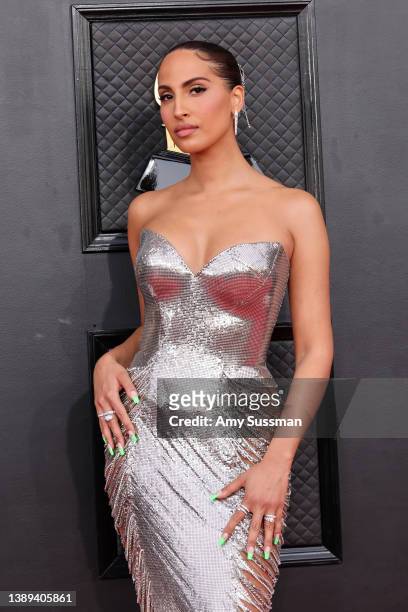 Snoh Aalegra attends the 64th Annual GRAMMY Awards at MGM Grand Garden Arena on April 03, 2022 in Las Vegas, Nevada.