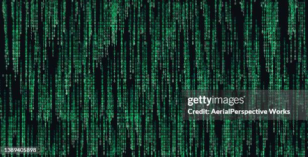 binary matrix - computer virus stockfoto's en -beelden