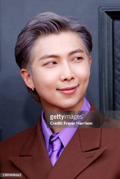 Of BTS attends the 64th Annual GRAMMY Awards at MGM Grand Garden Arena on April 03, 2022 in Las Vegas, Nevada.