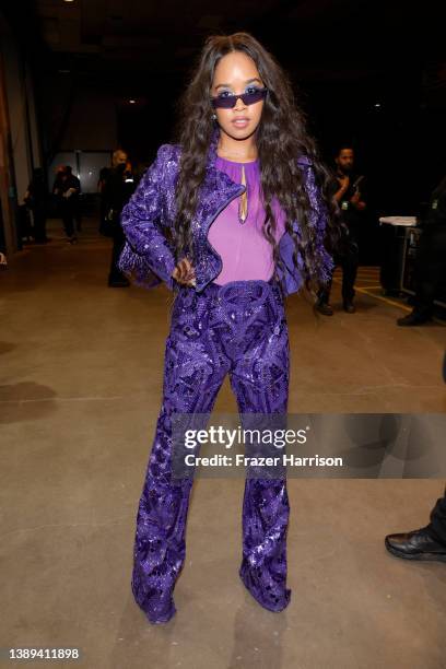 Photo: Donatella Versace Arrives for the 64th Grammy Awards in Las Vegas - LAV20220403800