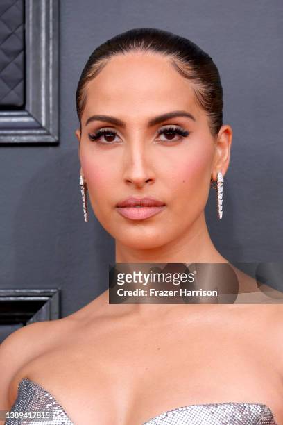 Snoh Aalegra attends the 64th Annual GRAMMY Awards at MGM Grand Garden Arena on April 03, 2022 in Las Vegas, Nevada.