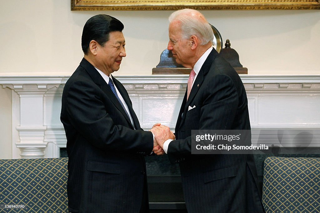 Vice President Biden Holds Bilateral Meeting With Chinese Vice President Xi Jinping