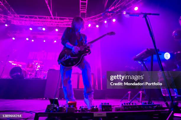 British alternative rock band Nothing But Thieves perform in concert at the Fabrique in Milan. Milan , April 3rd, 2022