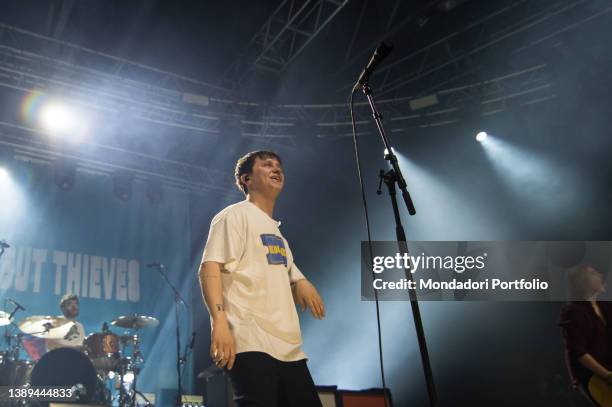British alternative rock band Nothing But Thieves perform in concert at the Fabrique in Milan. Milan , April 3rd, 2022