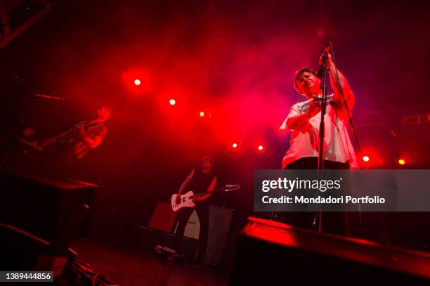 British alternative rock band Nothing But Thieves perform in concert at the Fabrique in Milan. Milan , April 3rd, 2022