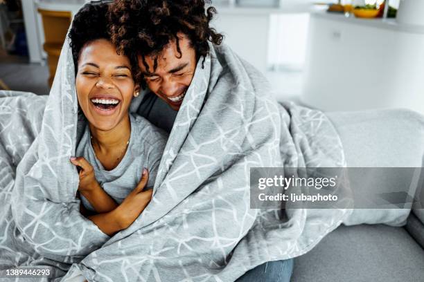 they fall in love a little more every day - blanket stock pictures, royalty-free photos & images